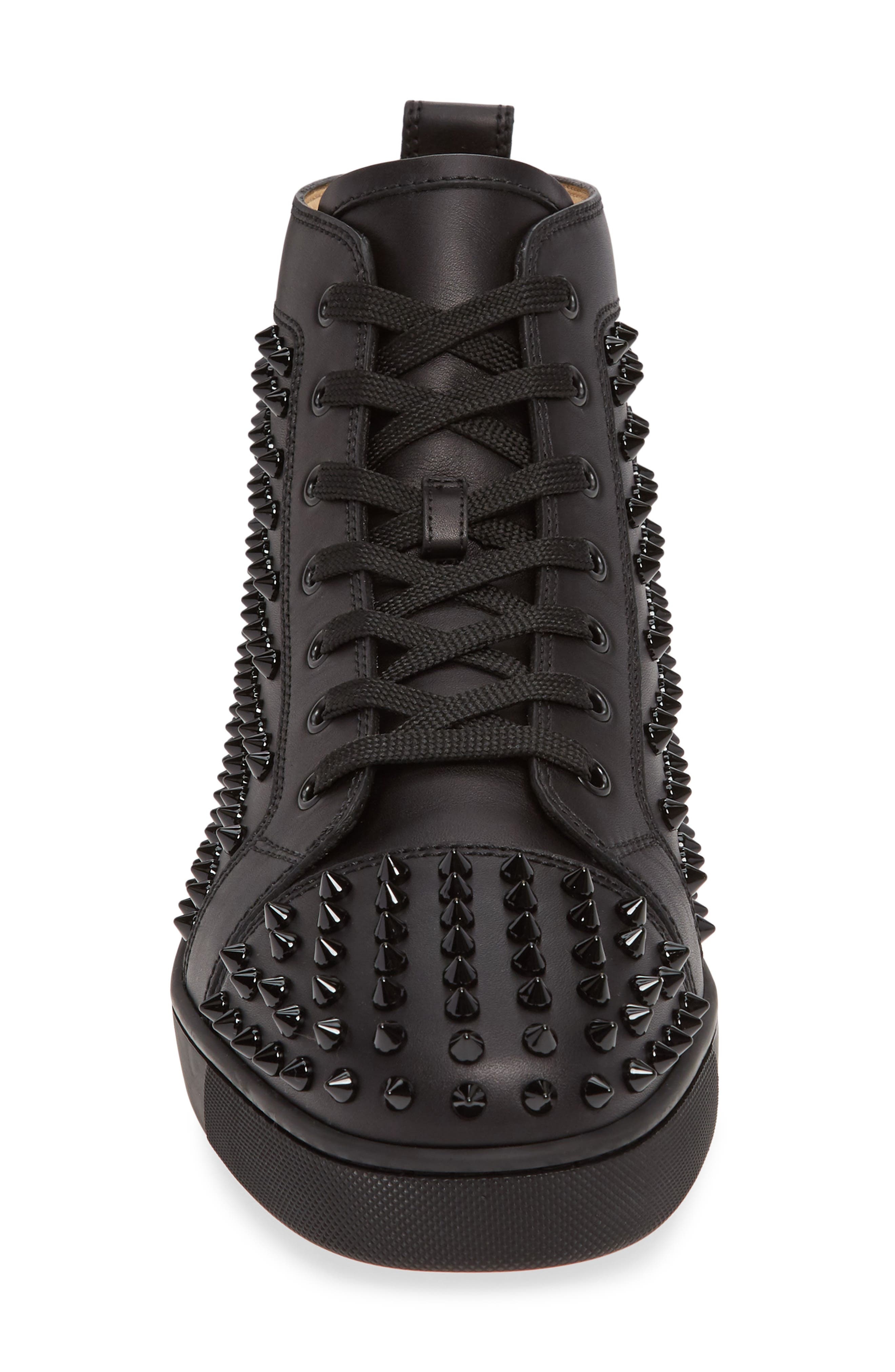 Louis Allover Spikes High Top Sneaker - 4