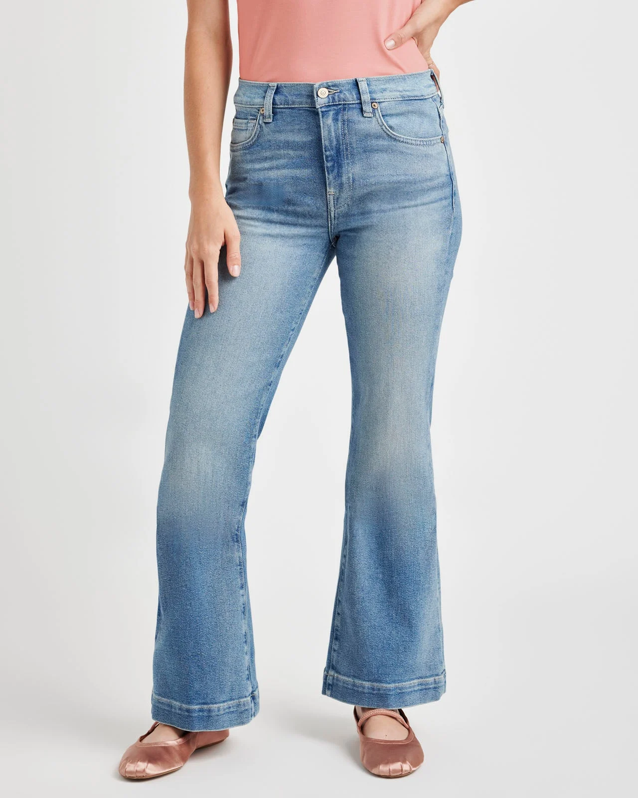 Medium Wash Trouser Jean - 1