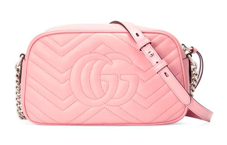 (WMNS) Gucci Marmont Series Bag Small-Size Pink 447632-DTD1Y-5815 - 3