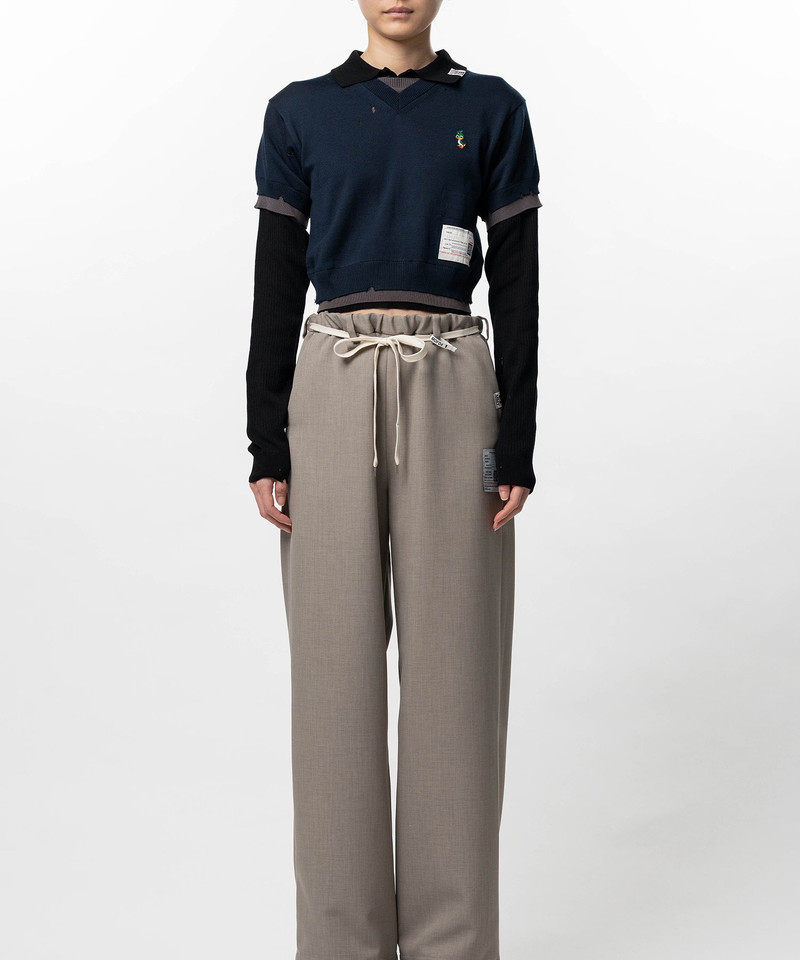 Triple Layered Knit Sweater 1