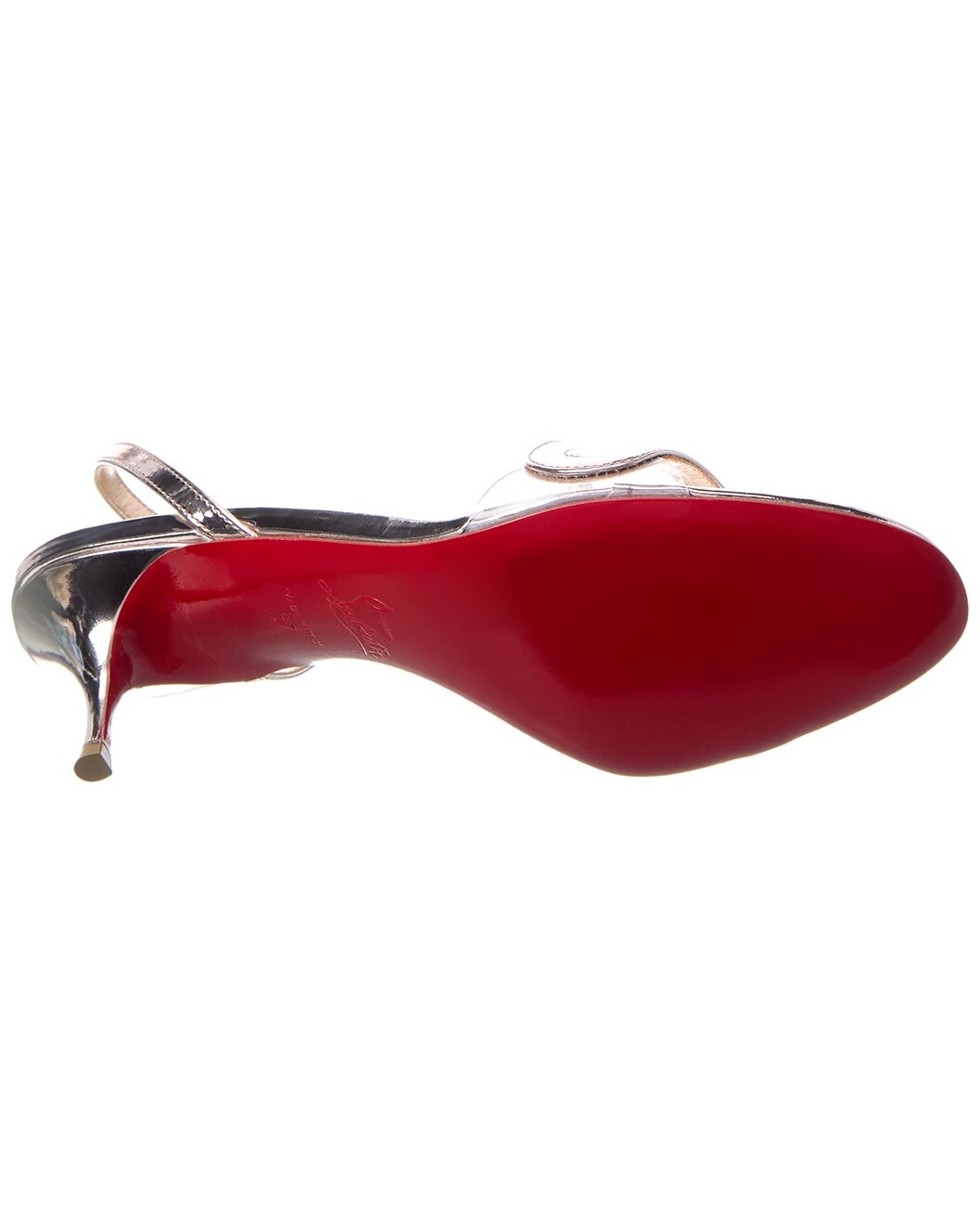 Christian Louboutin Rosalie 55 Leather Slingback Sandal - 4