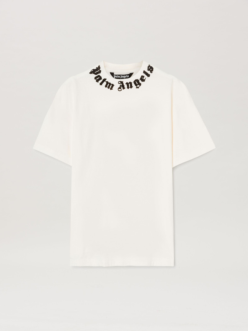 Neck logo T-shirt white - 1