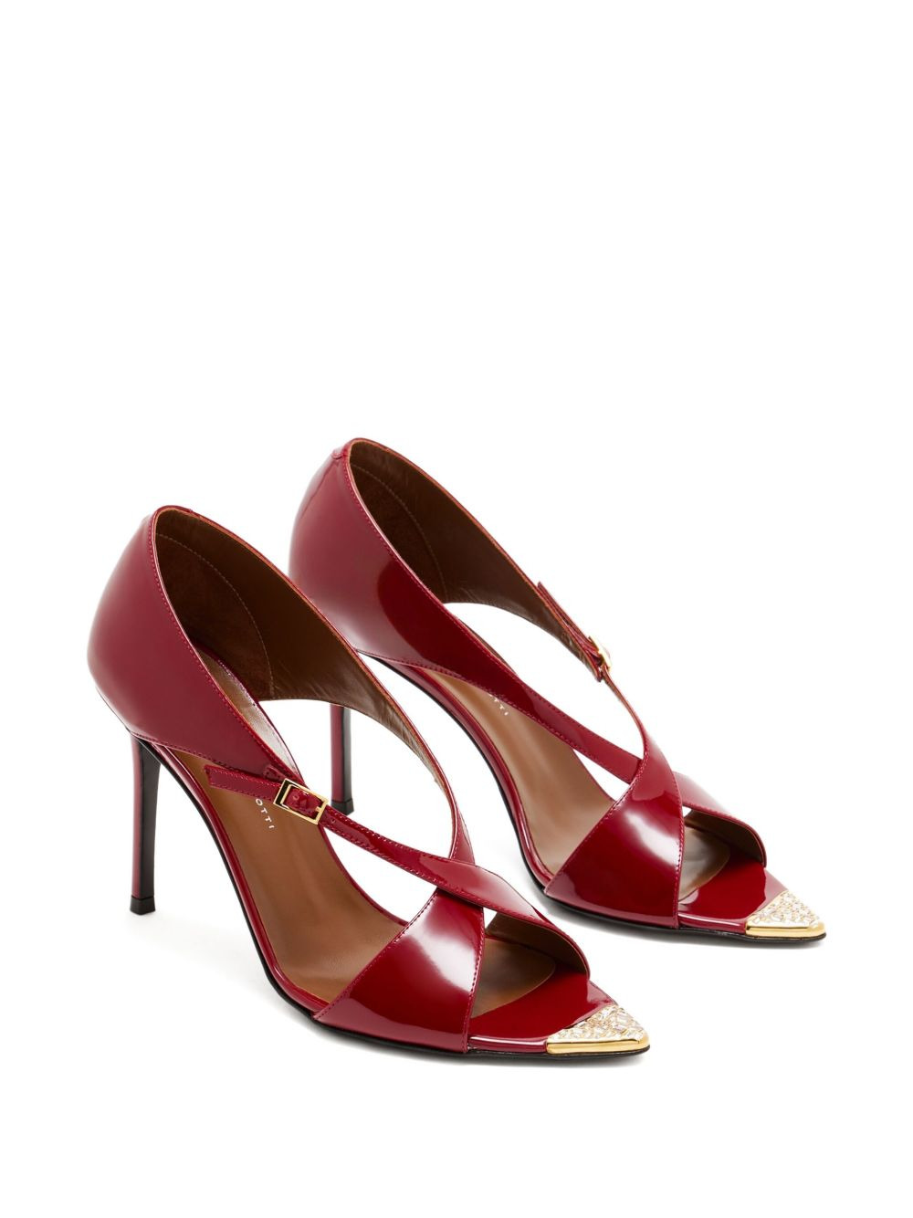 90mm Intriigo Croisée Crystal sandals - 2