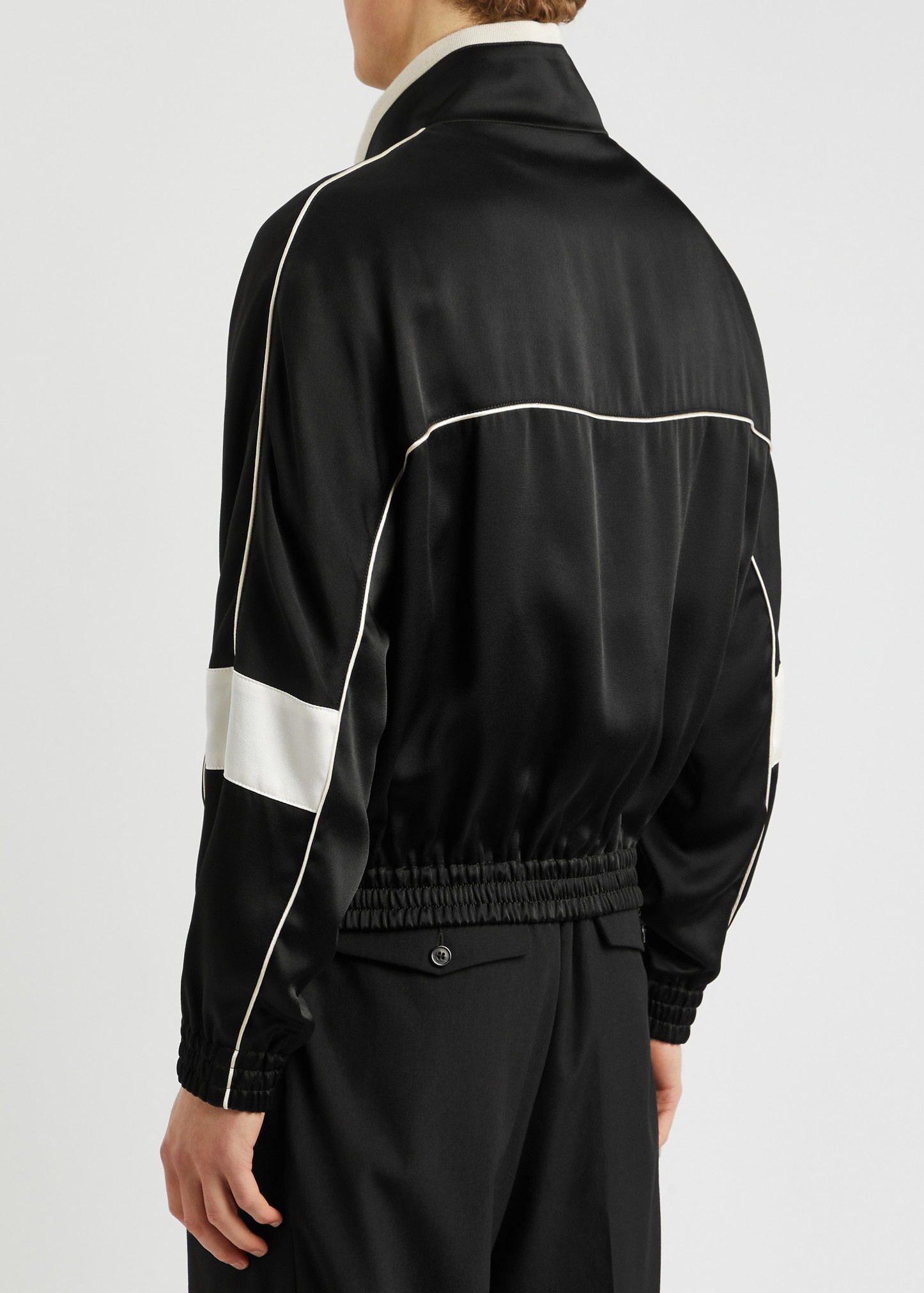 Satin track jacket - 3