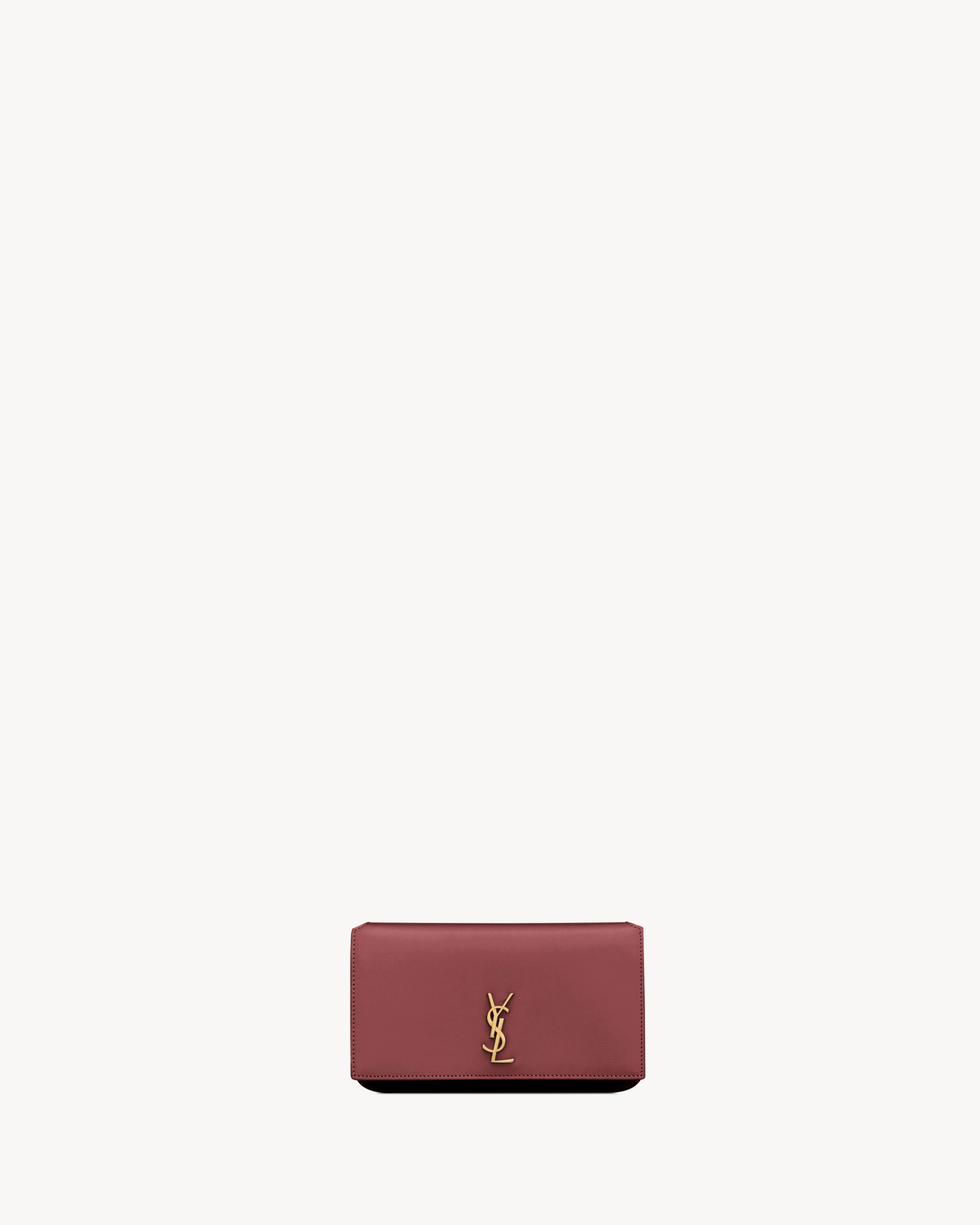 CASSANDRE PHONE HOLDER IN SMOOTH LEATHER - 3