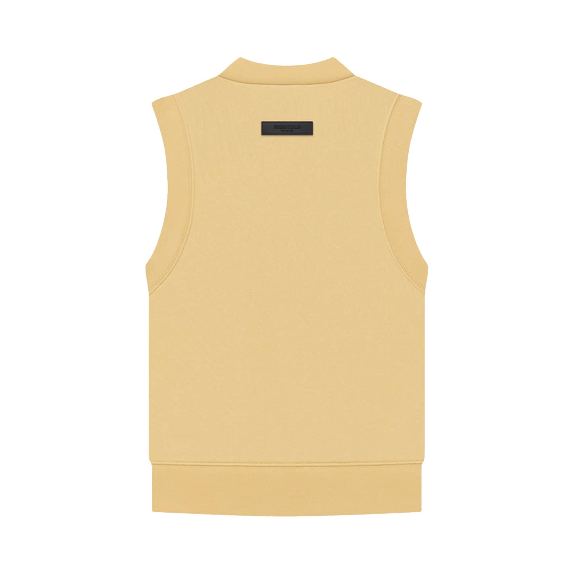 Fear of God Essentials Pullover V-Neck Vest 'Light Tuscan' - 2