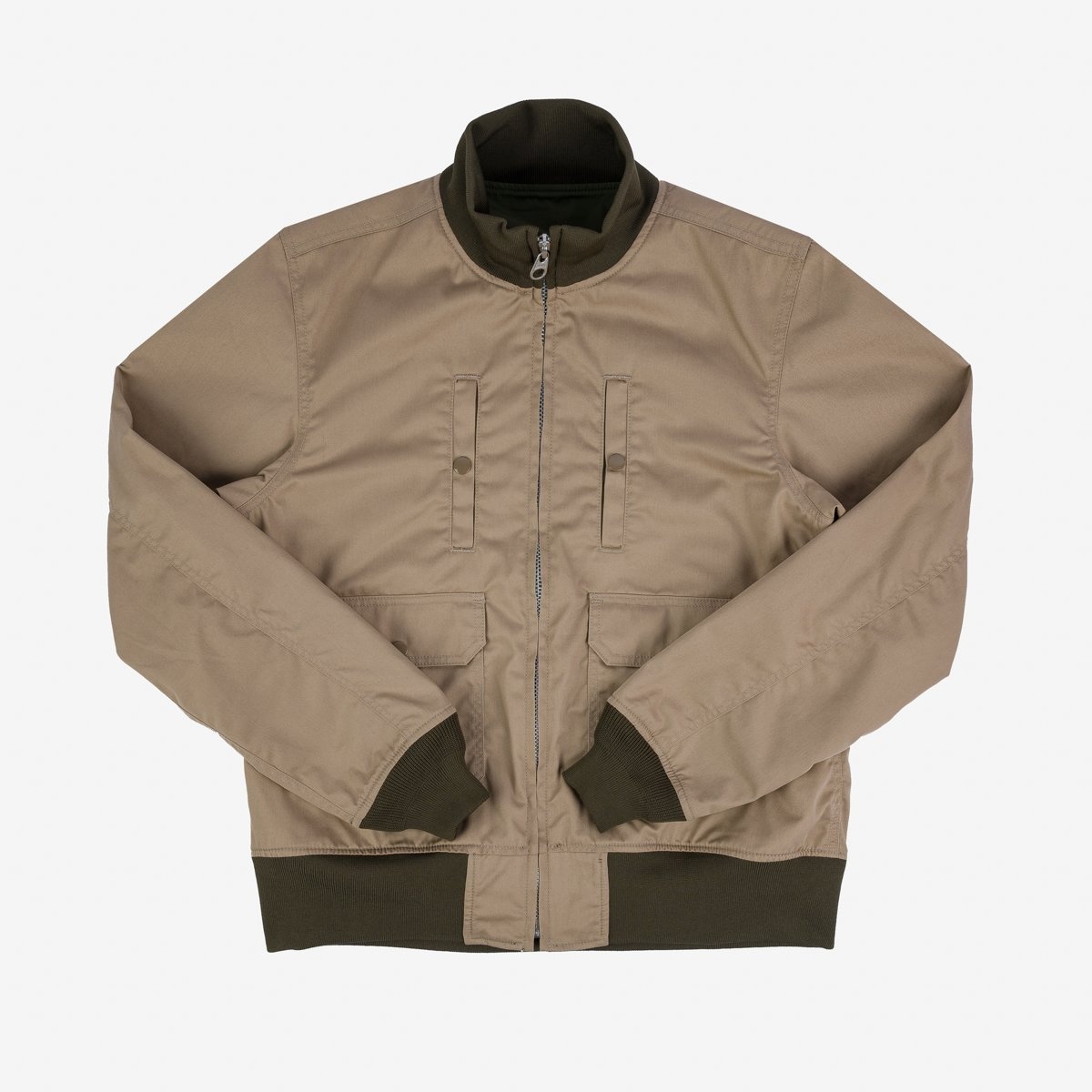 IHJ-130-OLV Reversible Tanker Jacket - Olive - 15