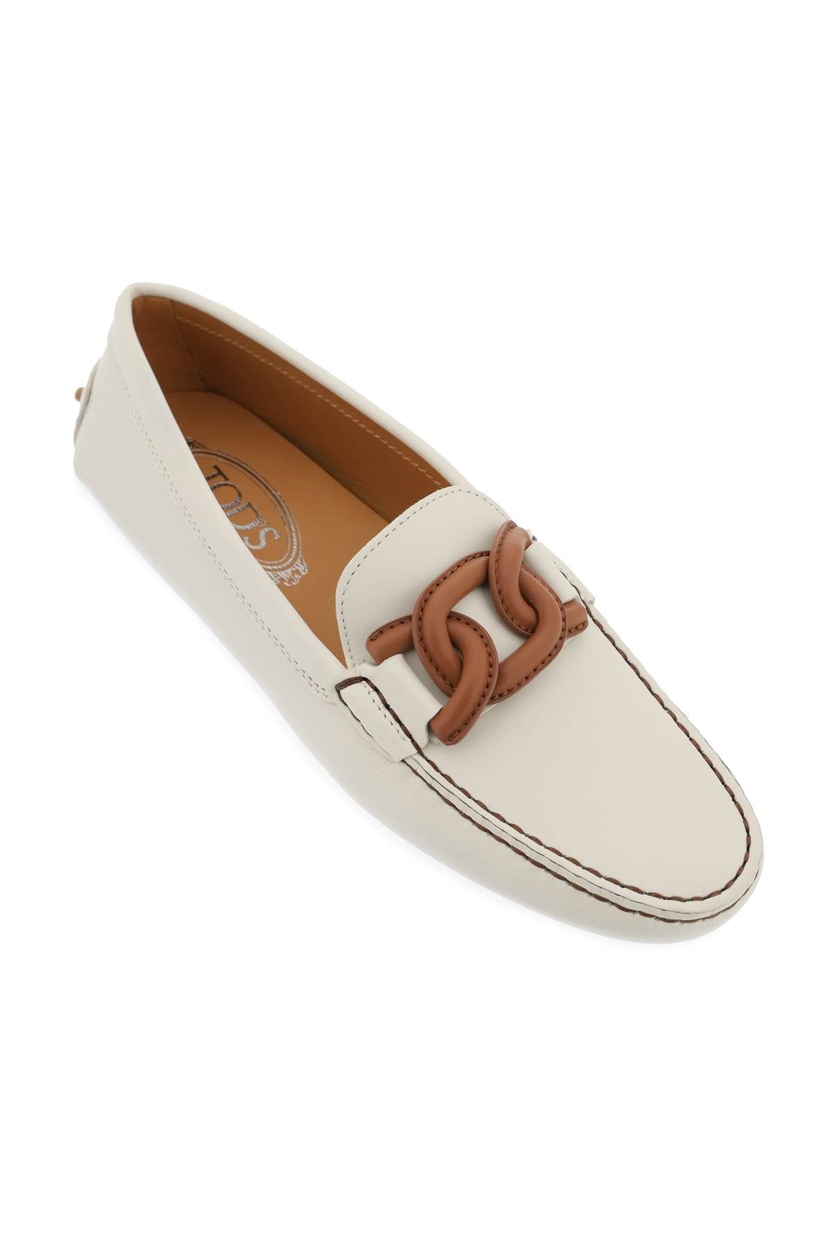 Kate Gommino Womens Driving Moccasins Loafers Woman WHITE Kate