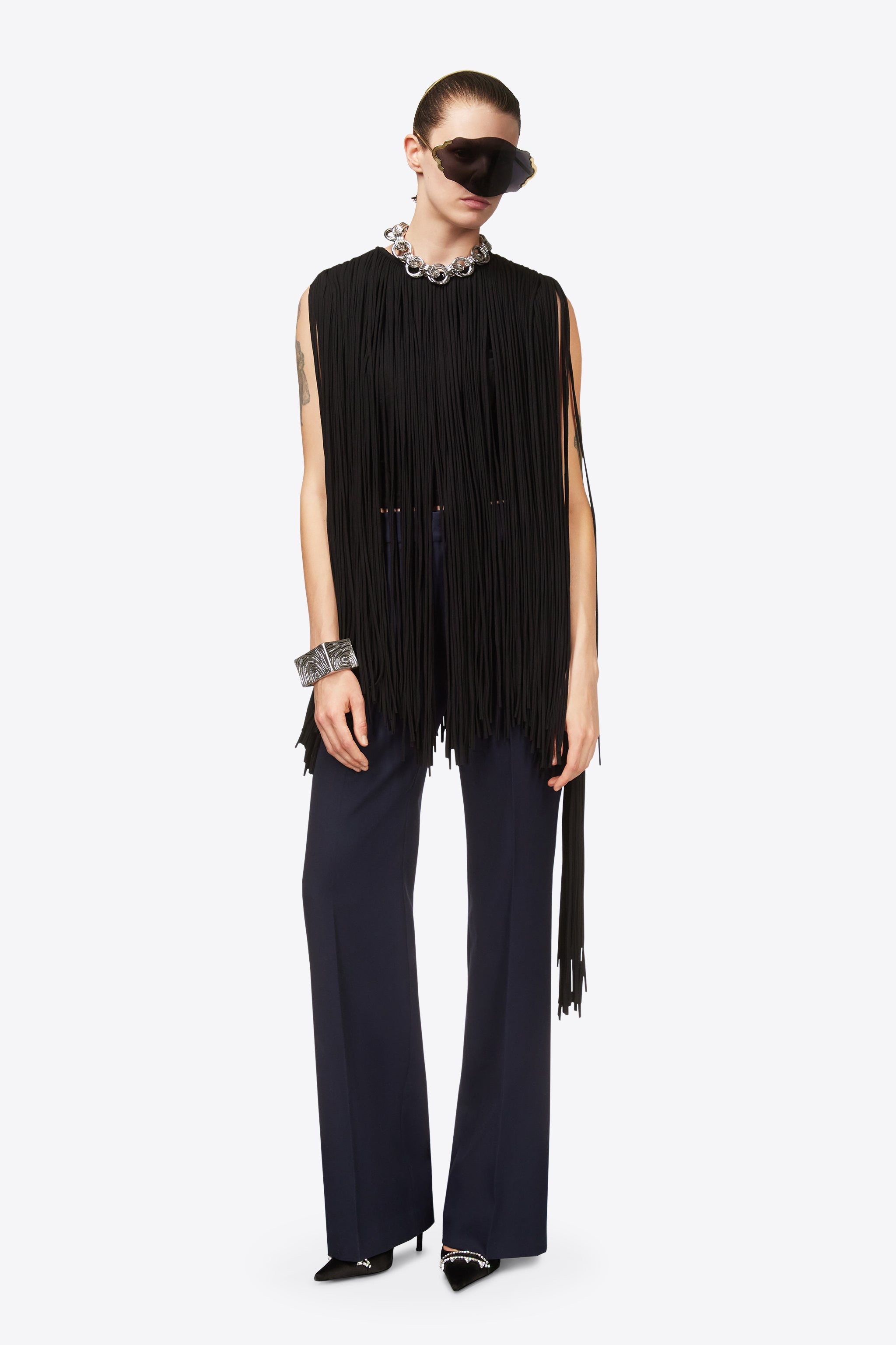 SLEEVELESS FRINGE TOP - 5