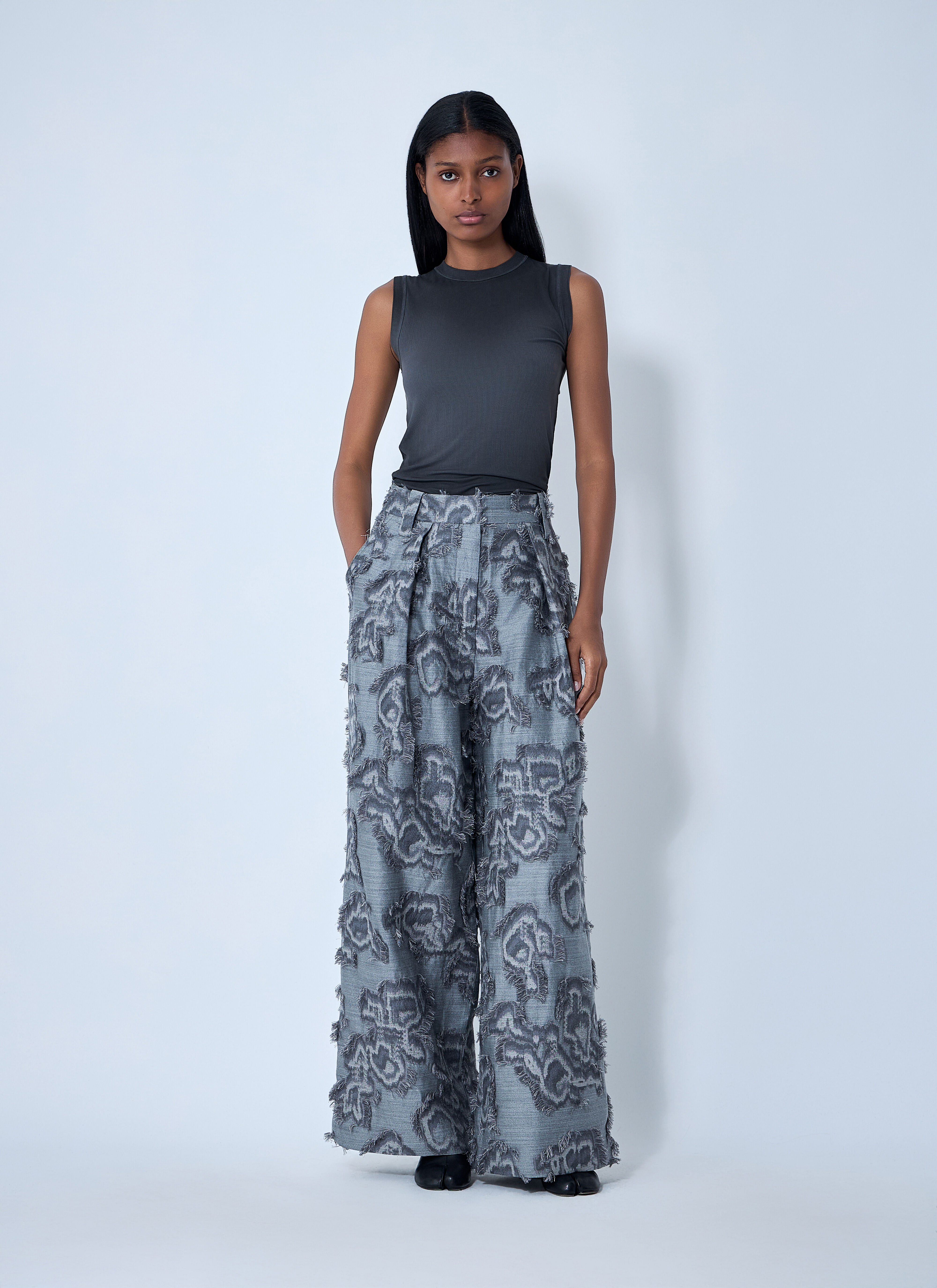 Fil Coupe Suiting Big Pleat Pants - 2