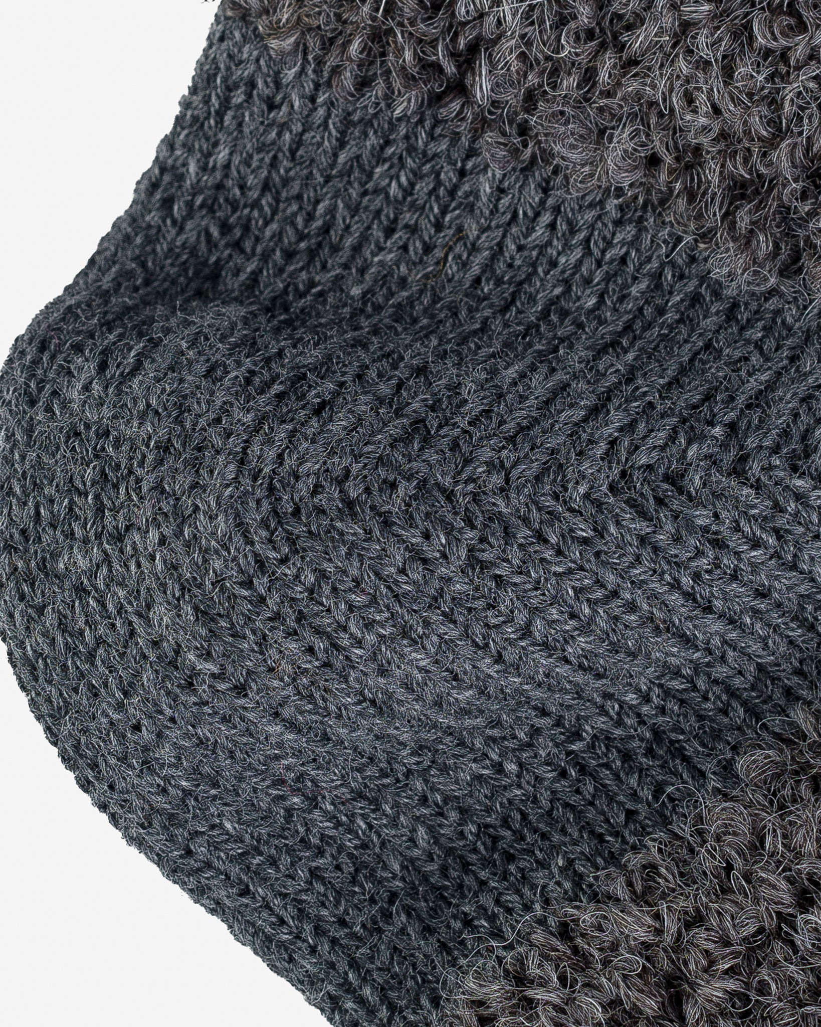 DEC-BAM-GRY Decka Baby Alpaca & Merino Wool Socks - Grey - 4