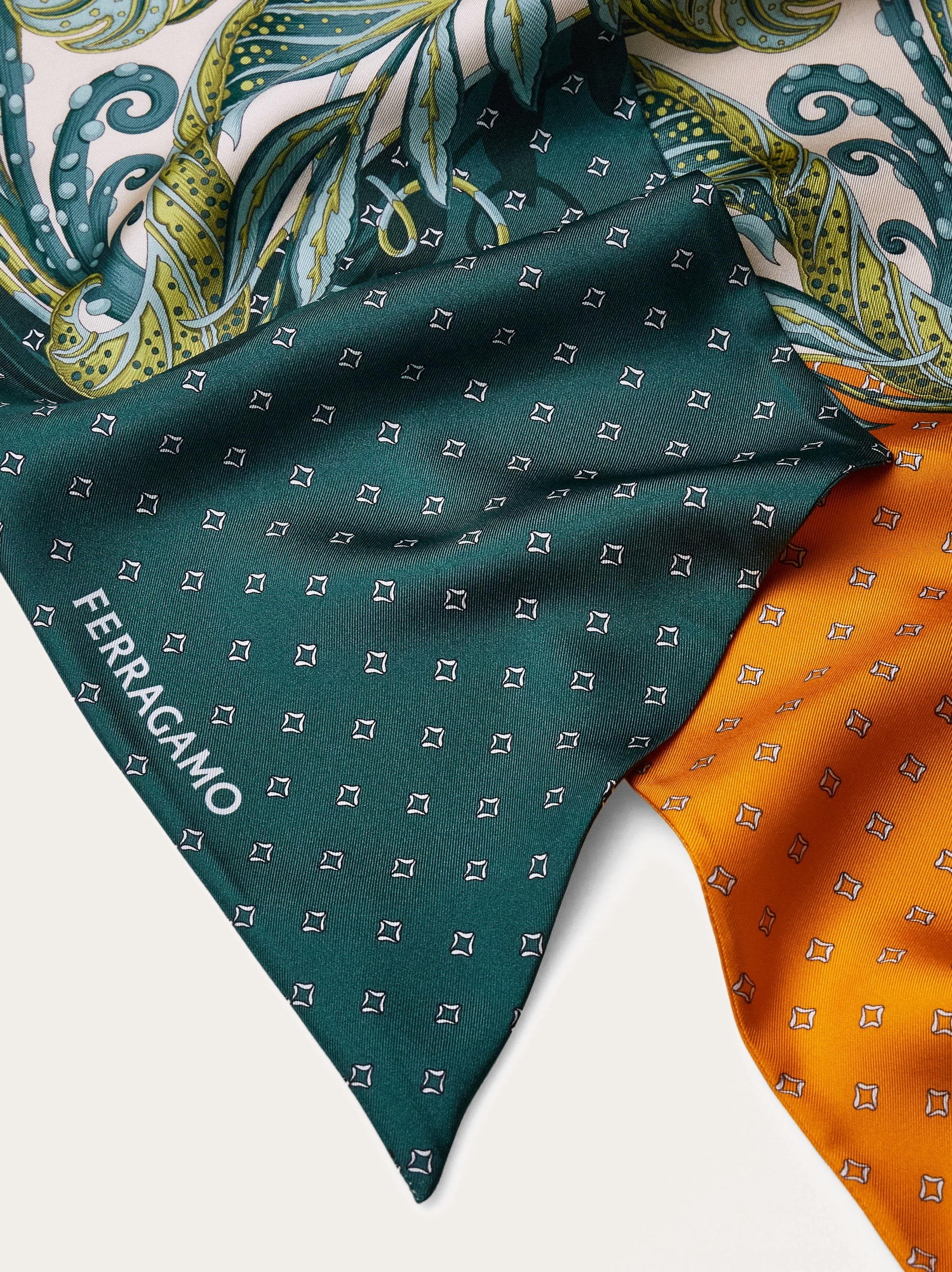 Madras print silk bandeau - 2