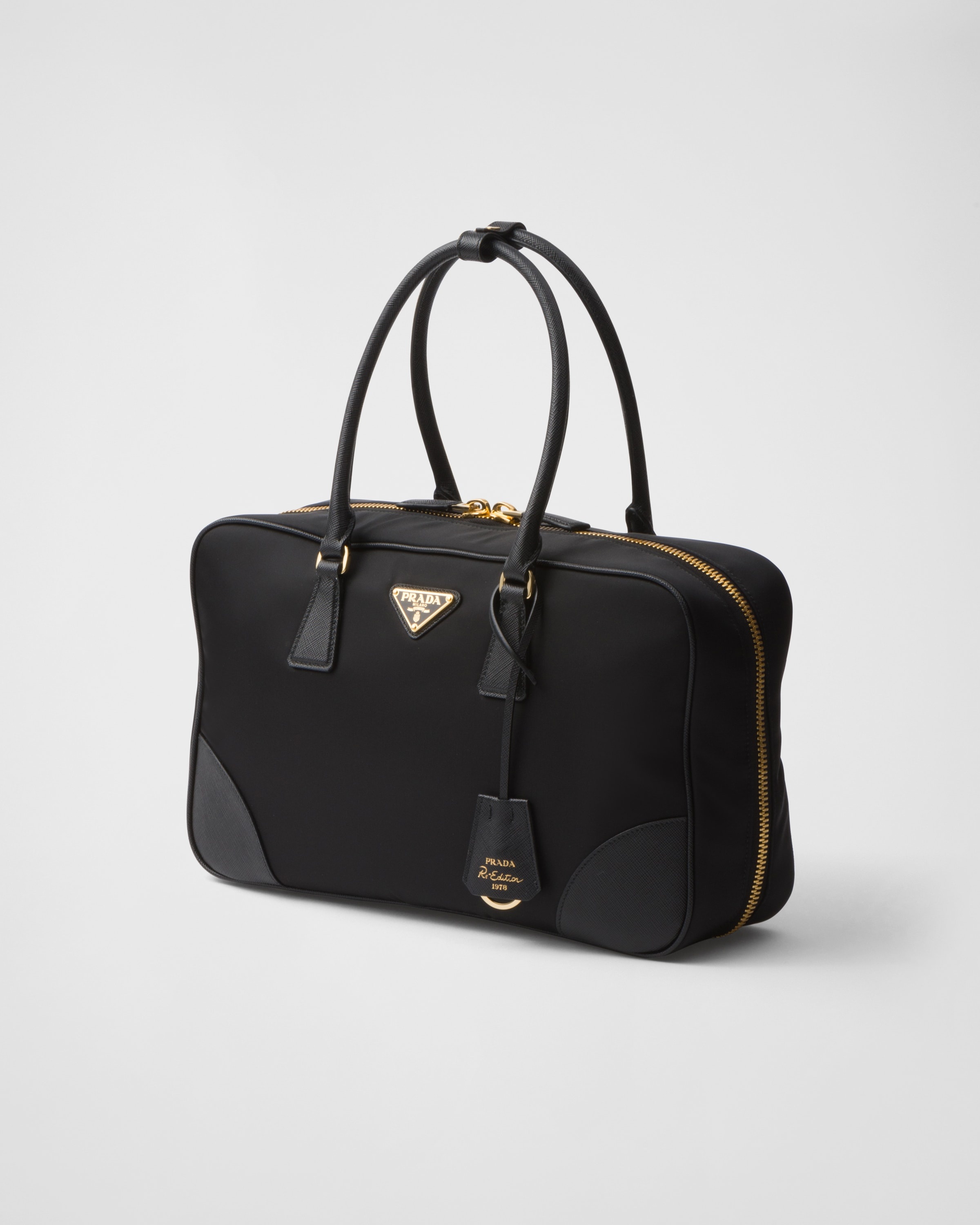 Prada Re-Edition 1978 large Re-Nylon and Saffiano leather two-handle bag - 2