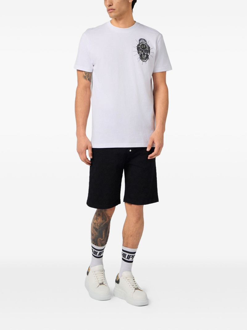 PHILIPP PLEIN round-neck embroidery T-shirt outlook