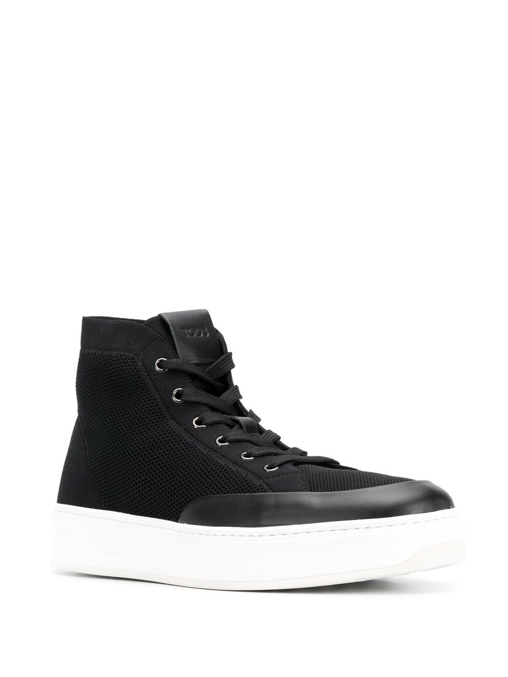 mesh high-top sneakers - 2