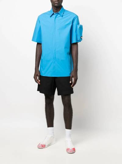 Ambush COTTON POCKET S/S SHIRT BLITHE BLACK outlook