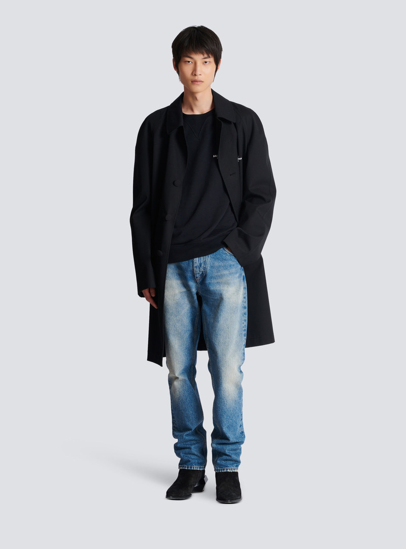 Balmain Balmain Paris flocked sweatshirt outlook