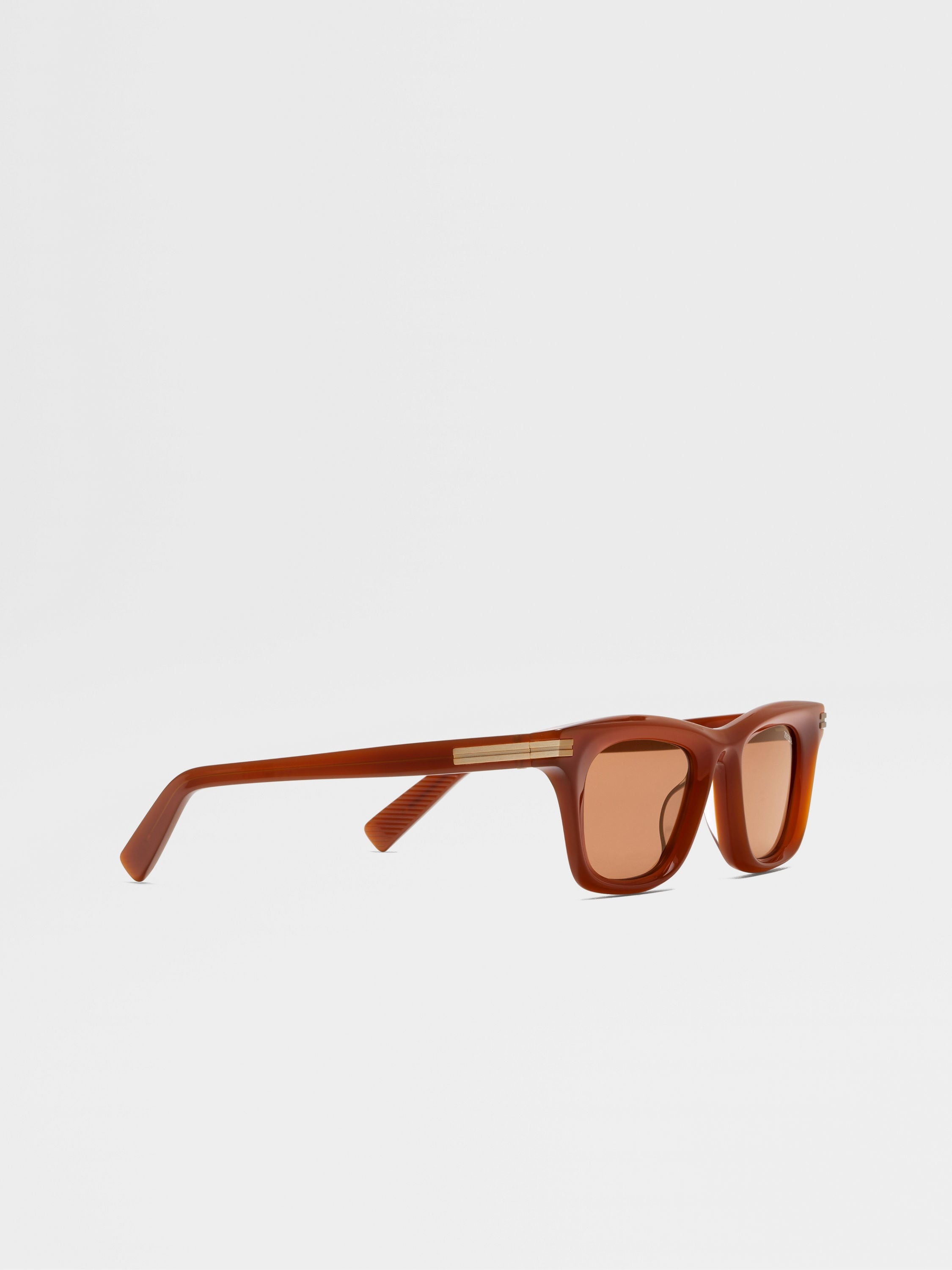 BROWN ACETATE SUNGLASSES - 3