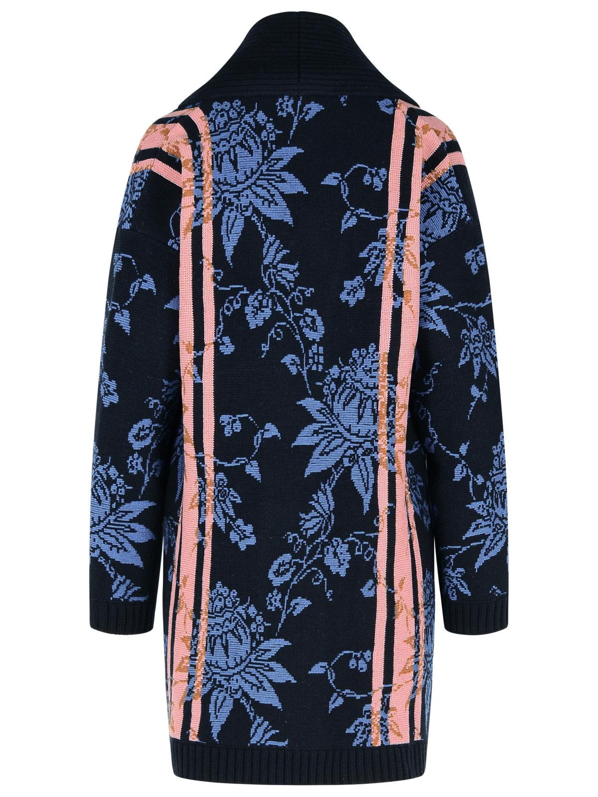 Etro Blue Wool Blend Cardigan Women - 3