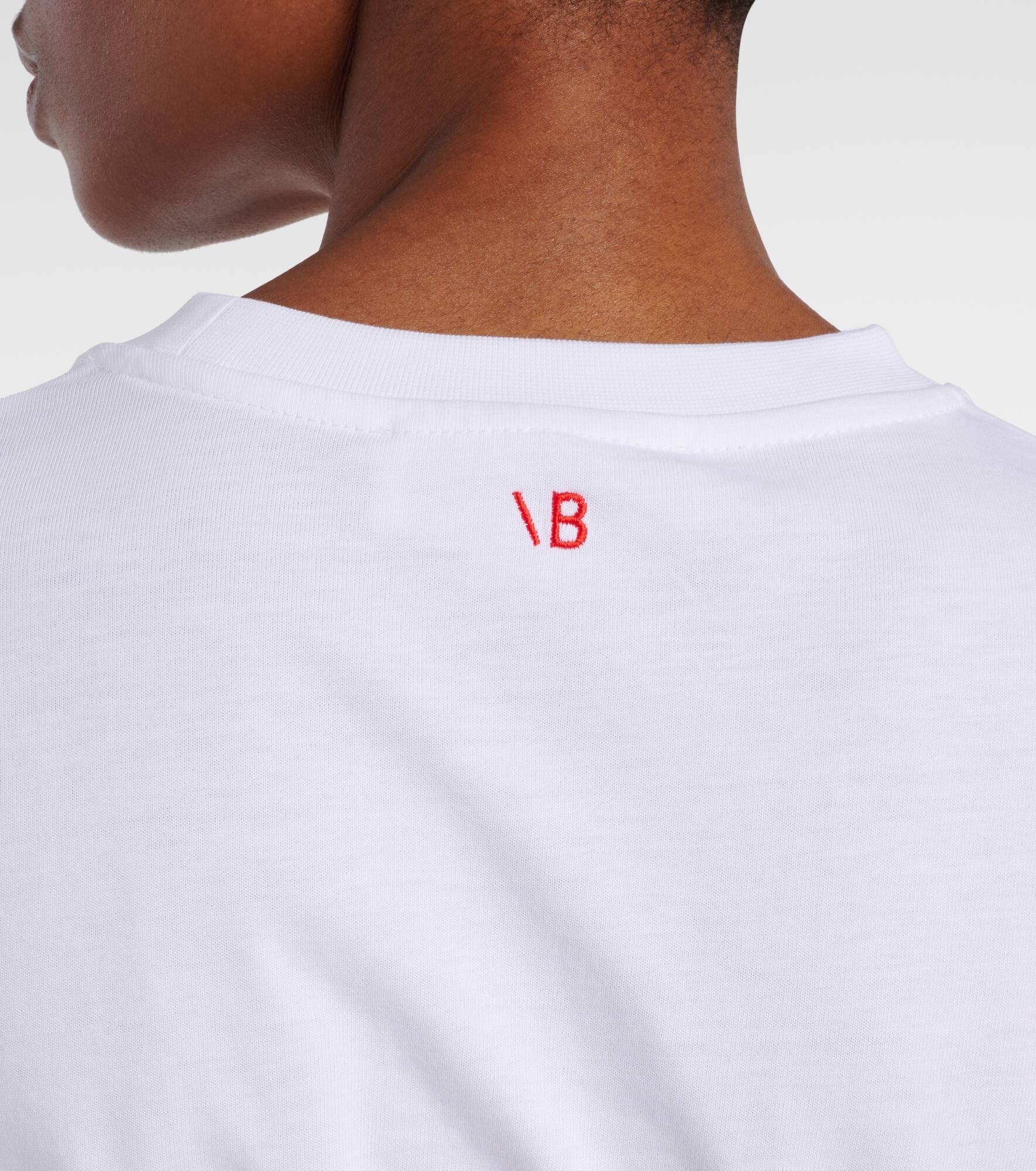 Gathered cotton jersey T-shirt - 6