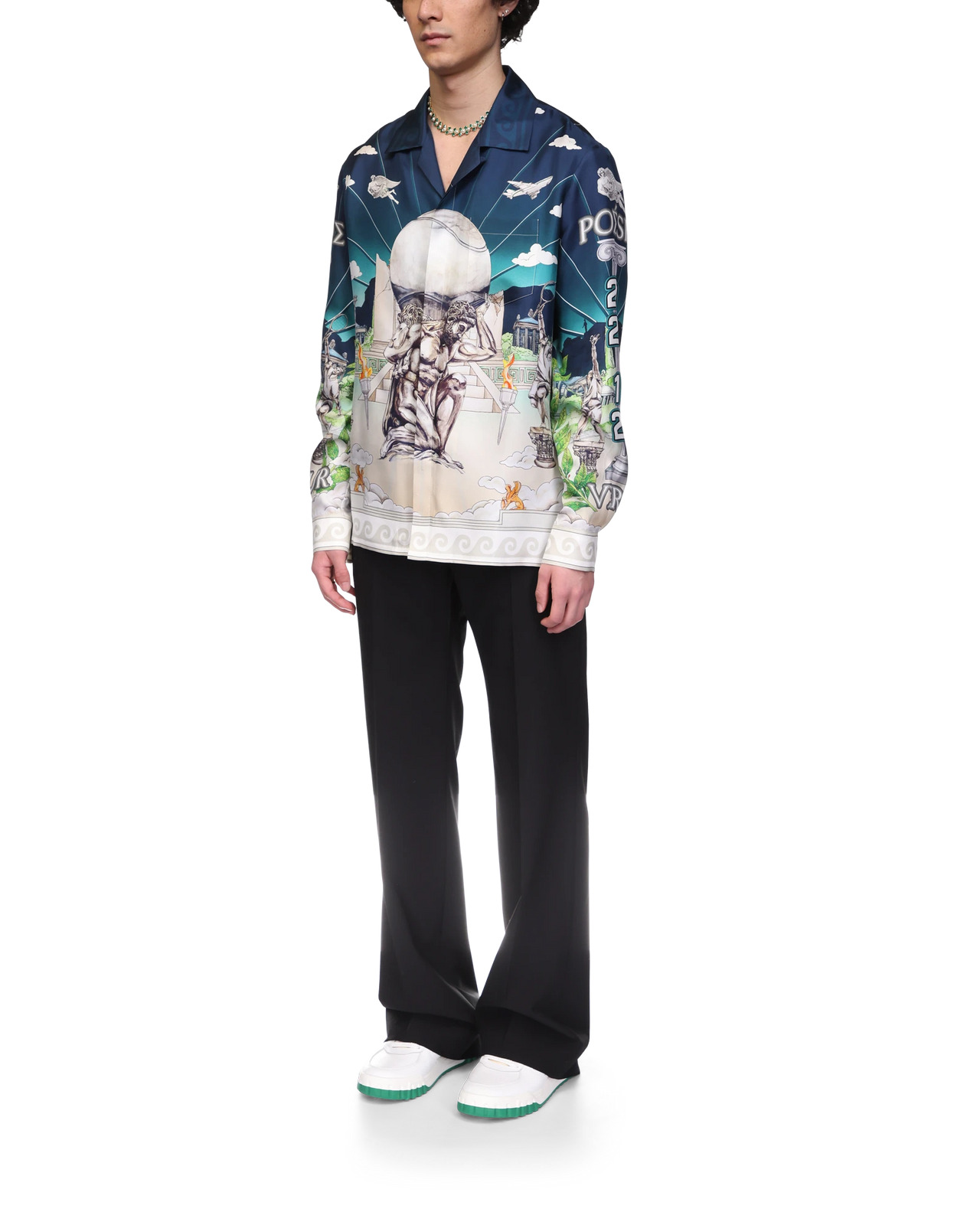 Le Temple Du Sport Silk Shirt | Casablanca Paris - 5