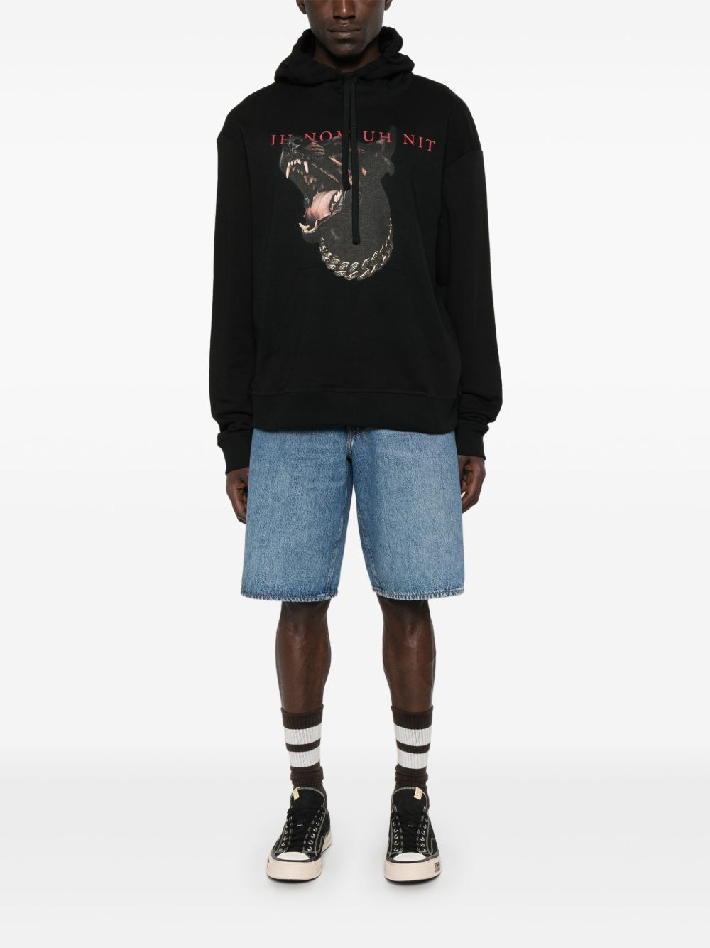 dog-print hoodie - 2