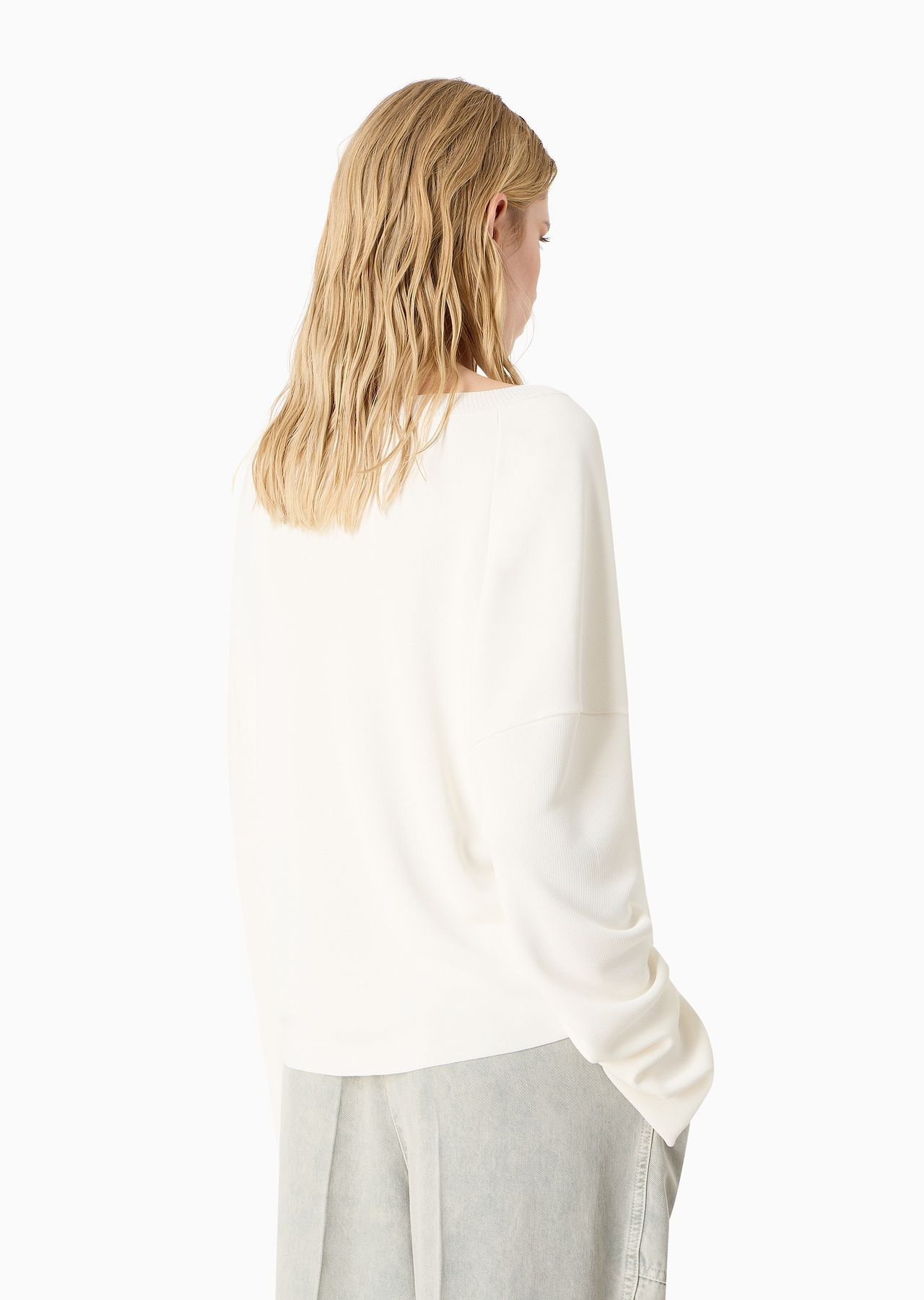 Viscose V-neck jumper - 3