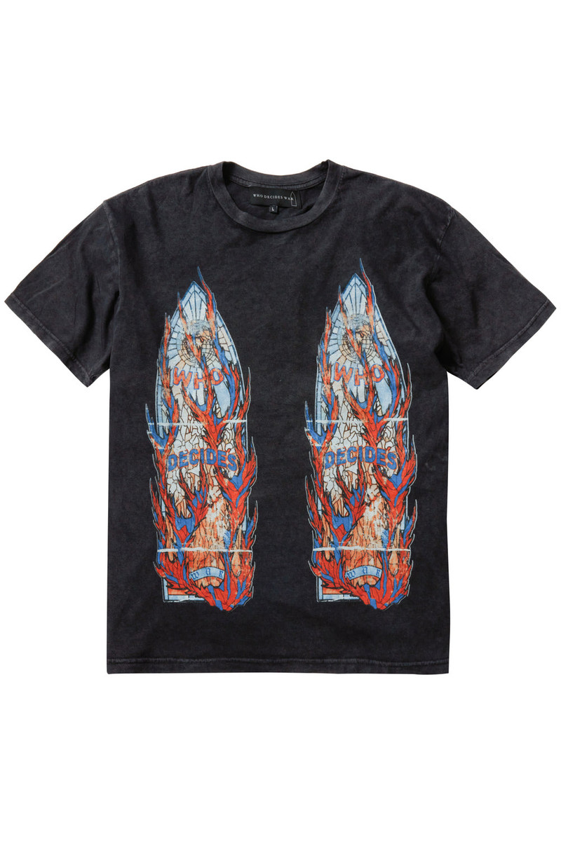 NYC Flame Glass T Shirt 1