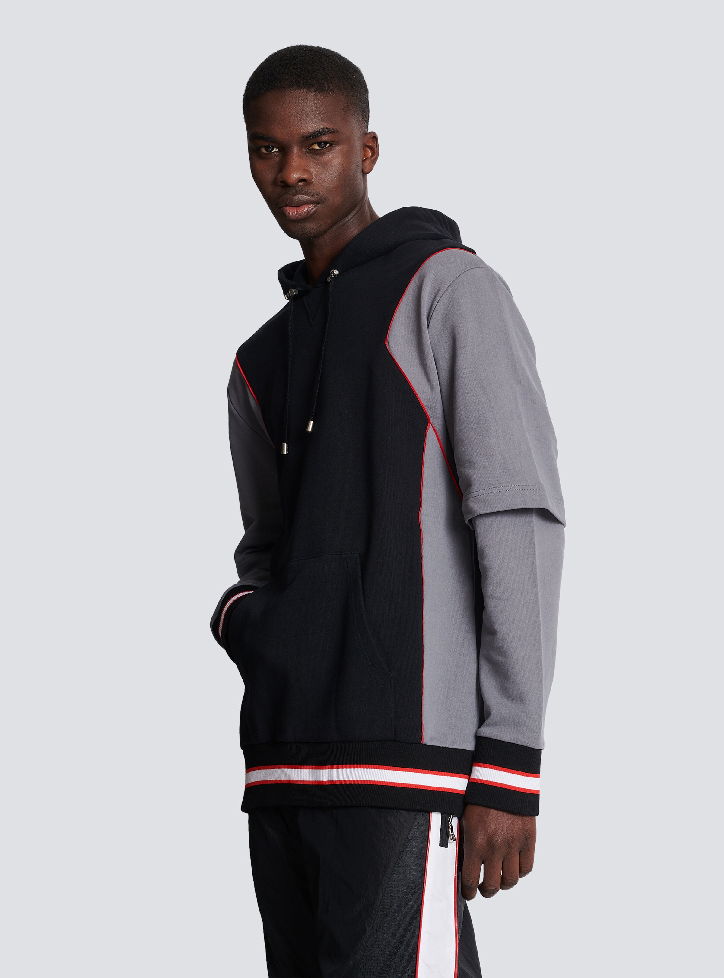Balmain x Puma - Oversized basketball hoodie - 7