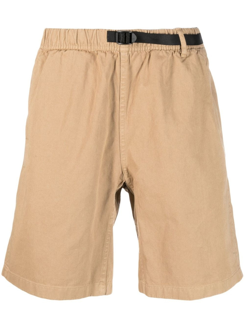 buckle-fastening waistband shorts 1