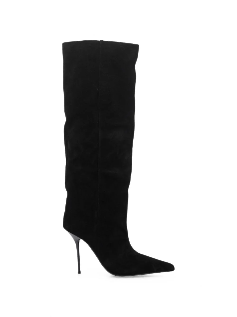 suede pointed-toe boots - 1