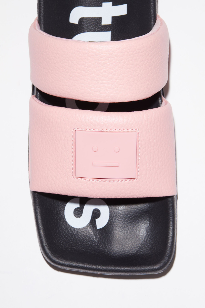 Flat sandals - Pink/black 5