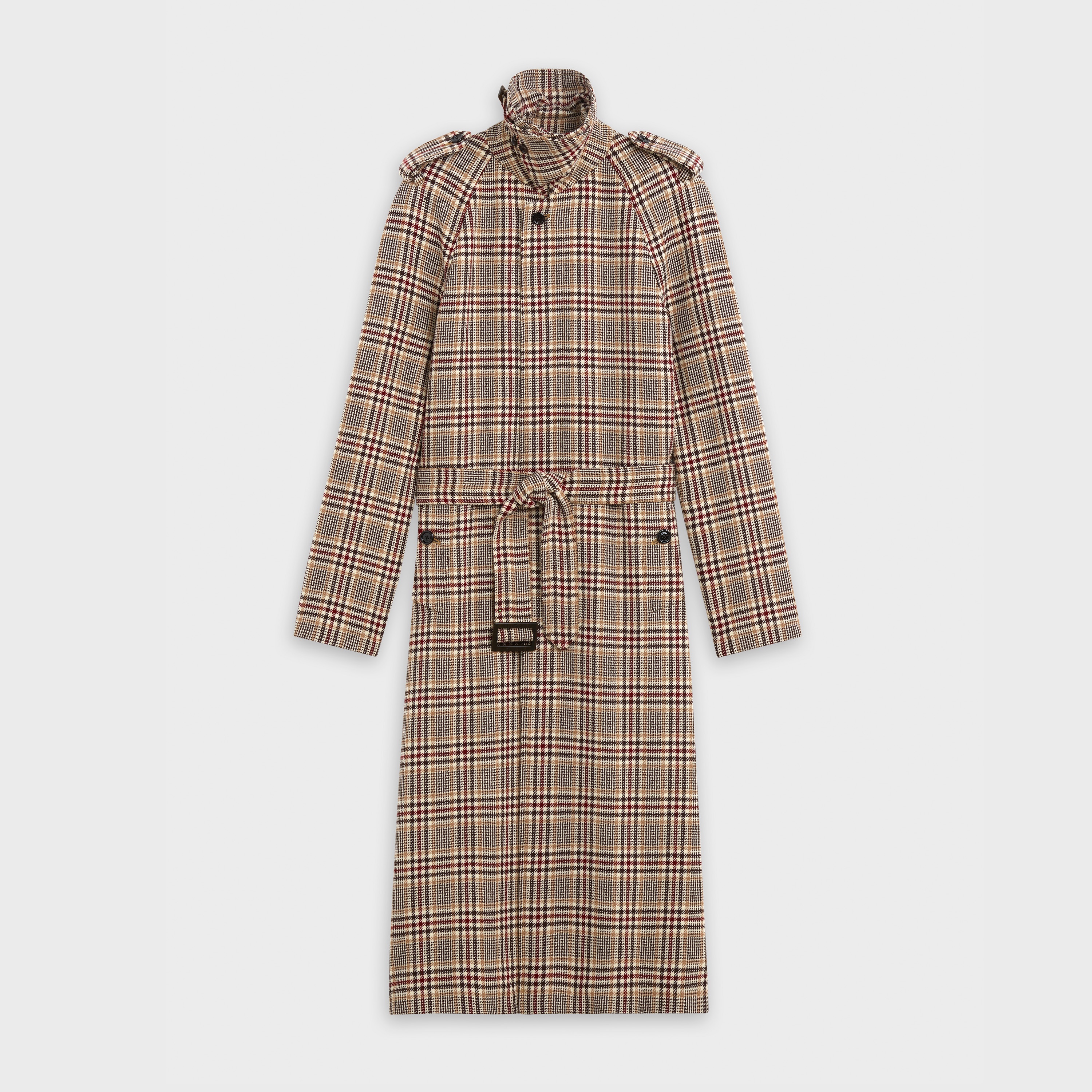 MASCULINE TRENCHCOAT IN PRINCE OF WALES - 3