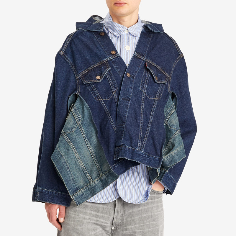 Junya Watanabe MAN Junya Watanabe MAN x Levis Custom Oversized Trucker Jacket outlook