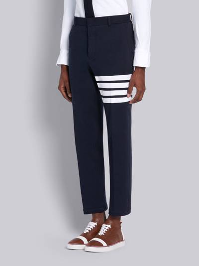 Thom Browne Navy Classic Loop Back Chino Trouser outlook