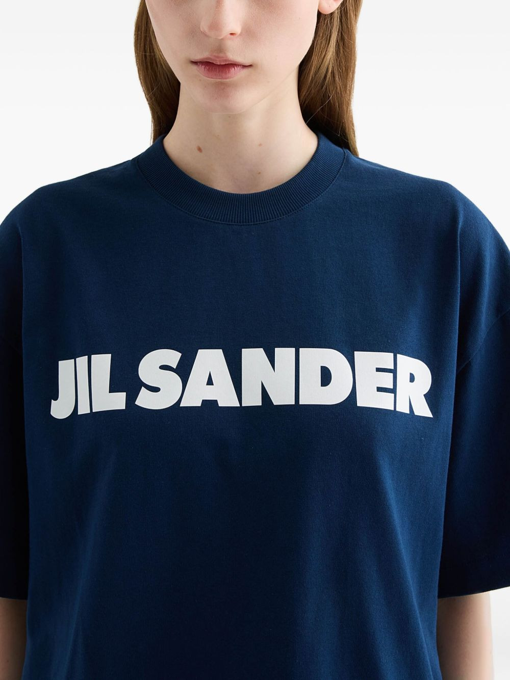 logo-print cotton T-shirt - 3