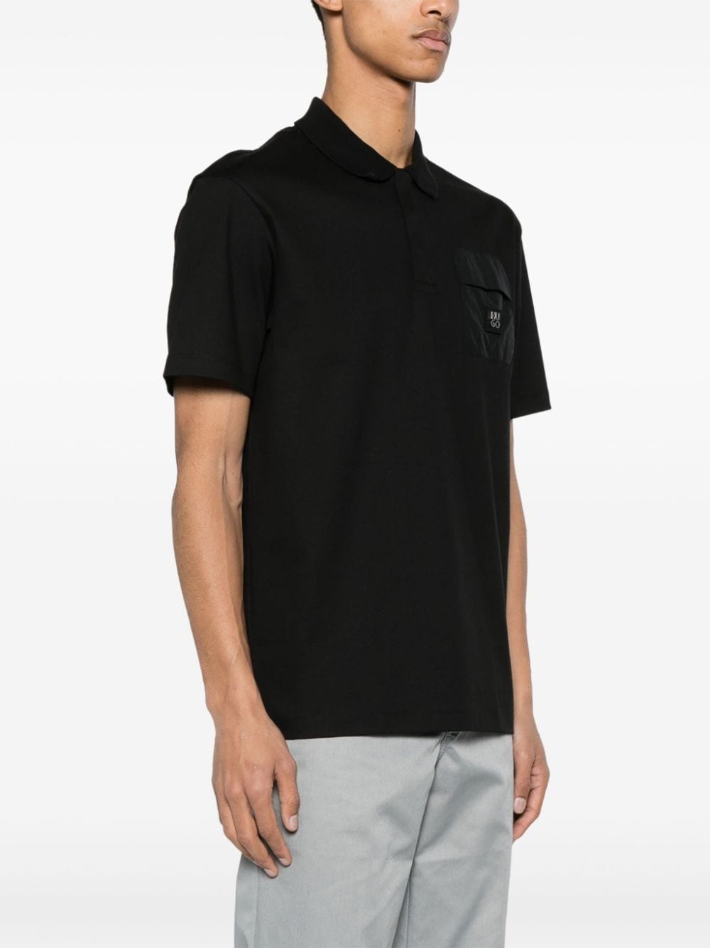 appliquÃ©-logo cotton polo shirt - 3
