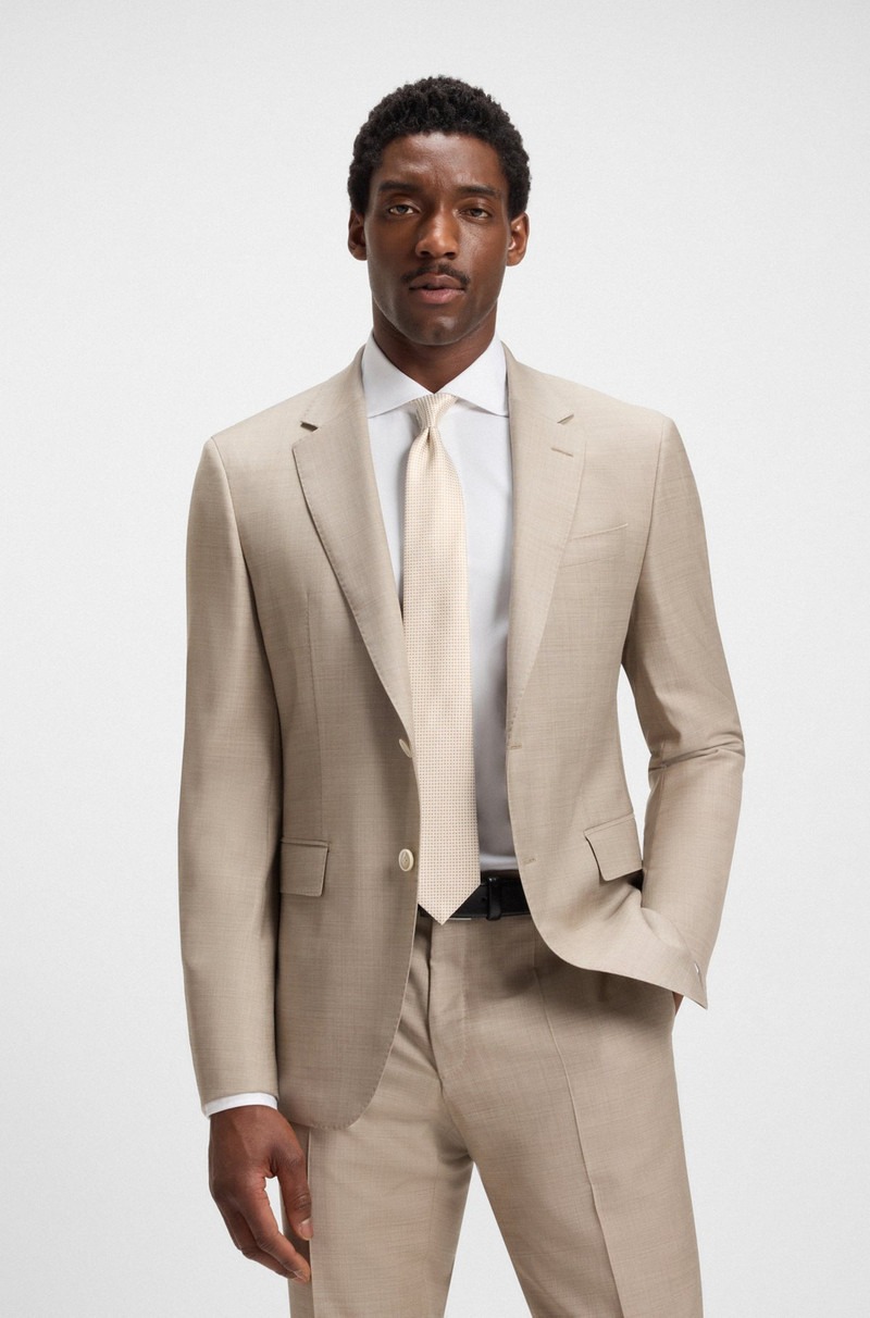 BOSS JACQUARD-PATTERN TIE IN ITALIAN-MADE SILK outlook