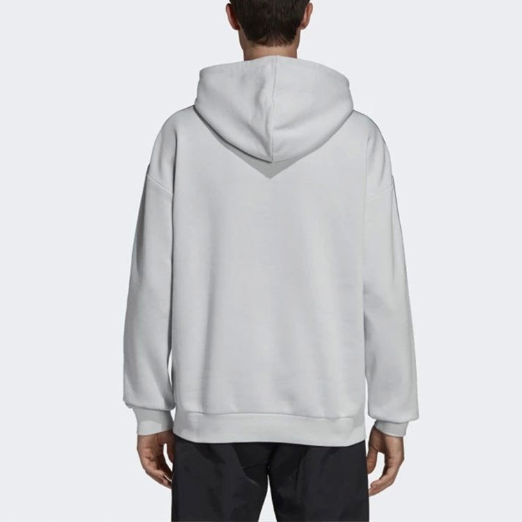 Men's adidas originals 3 STripe Hoody Gray EC3673 - 4