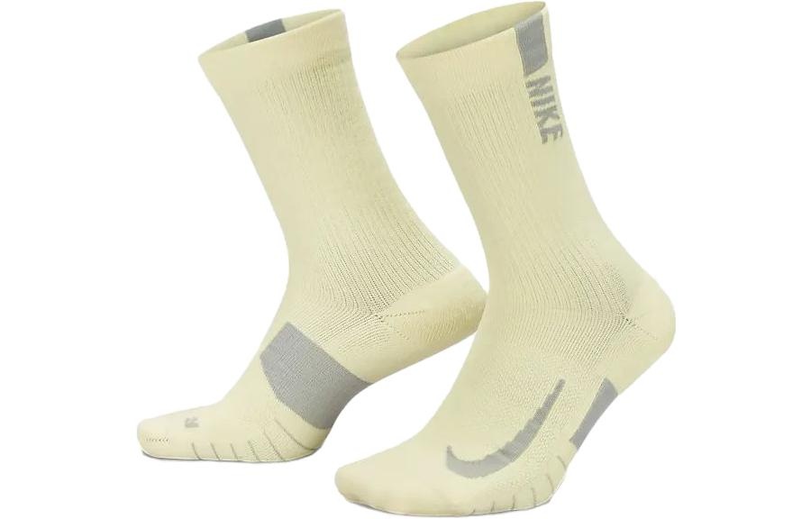 Nike Multiplier Logo Socks 'Beige Grey' SX7557-938 - 3