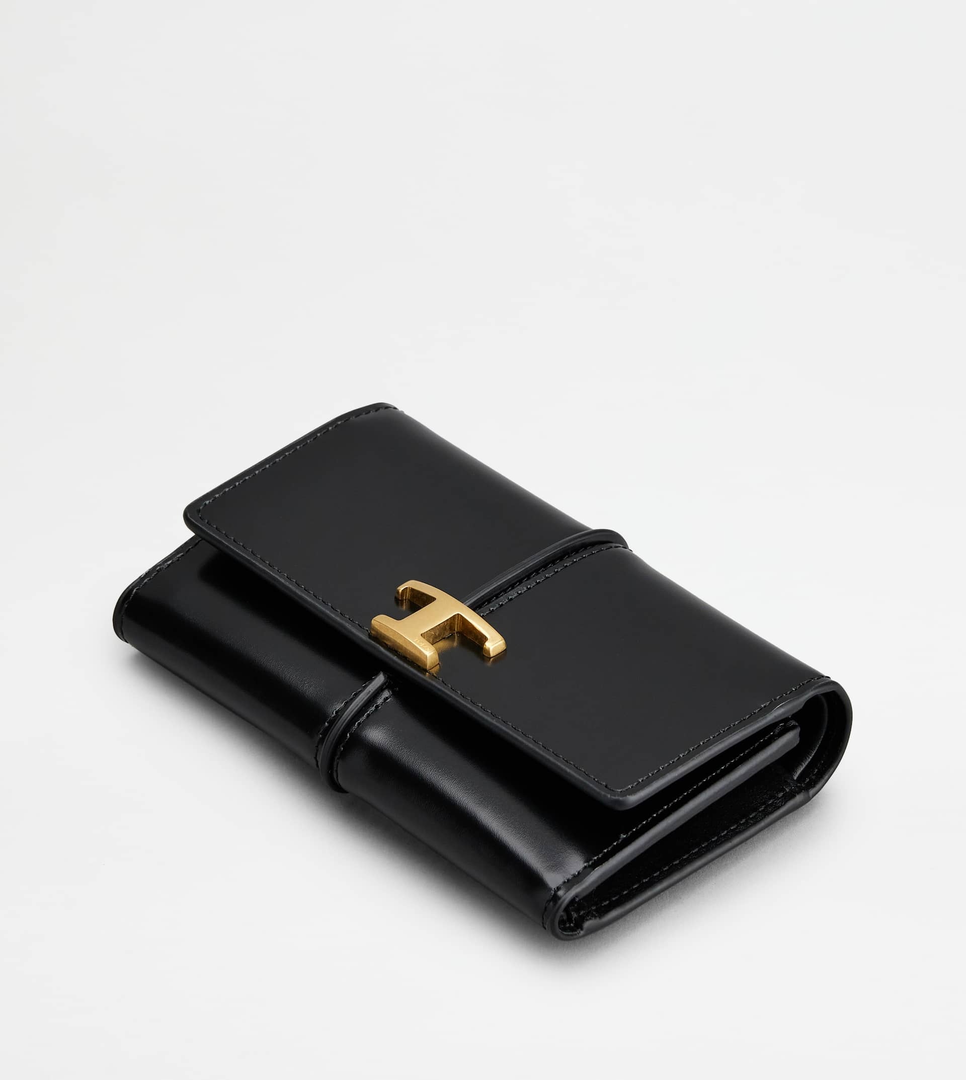 T TIMELESS WALLET IN LEATHER - BLACK - 4