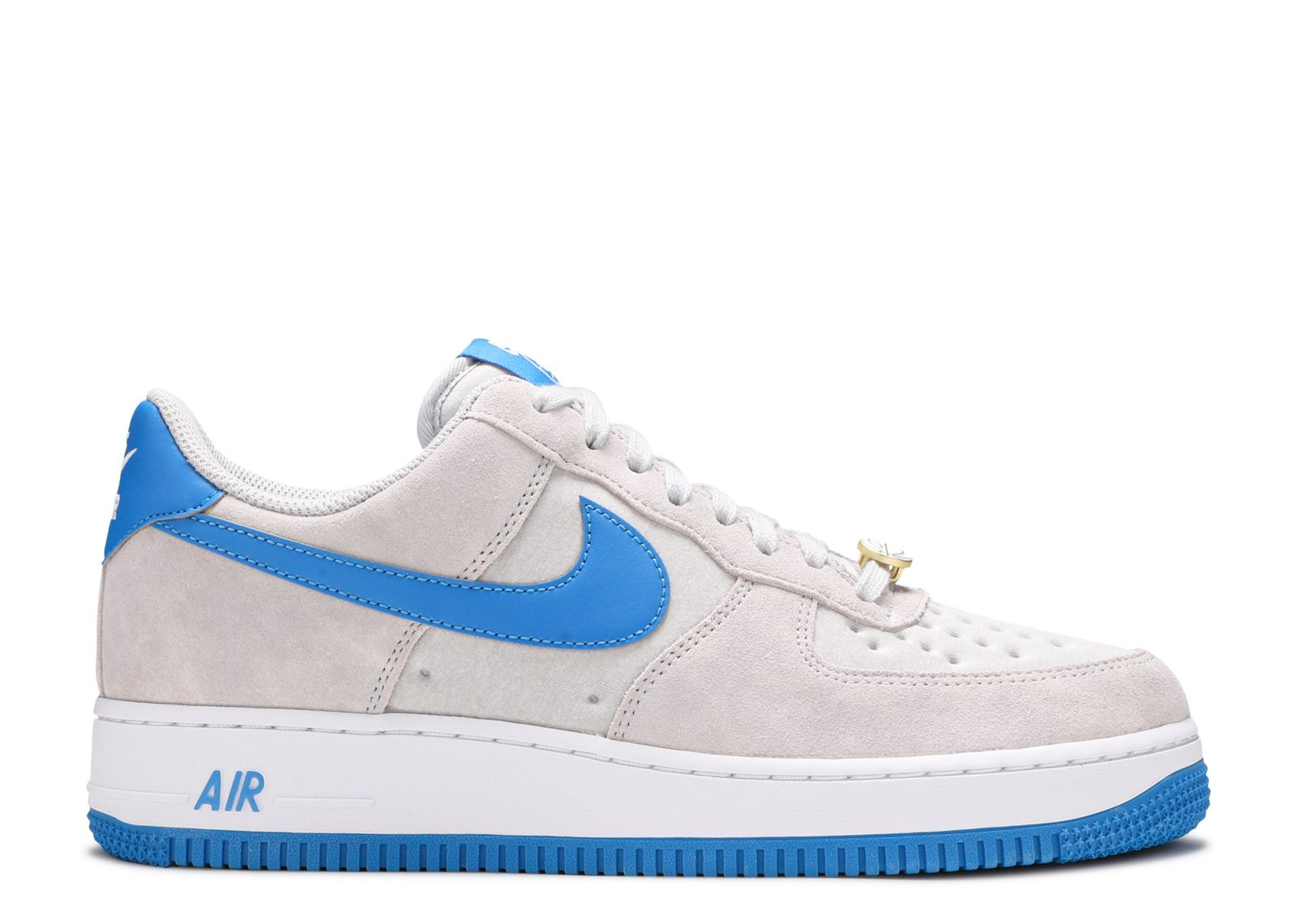 AIR FORCE 1 '07 LV8 EMB 'GREY FOG LIGHT PHOTO BLUE' - 1