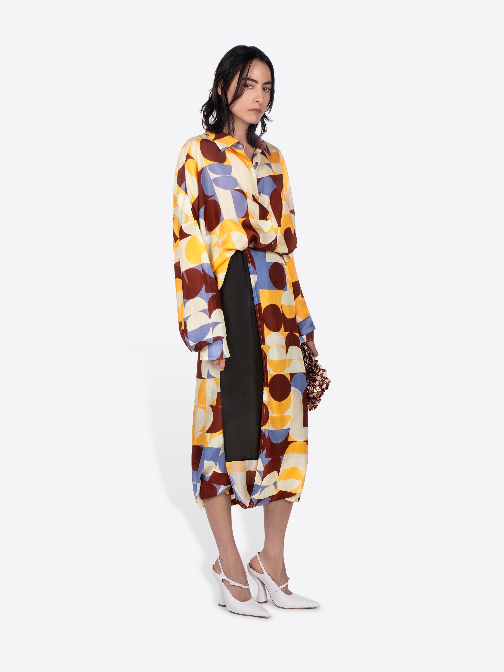 SILK COCOON SHIRT - 2