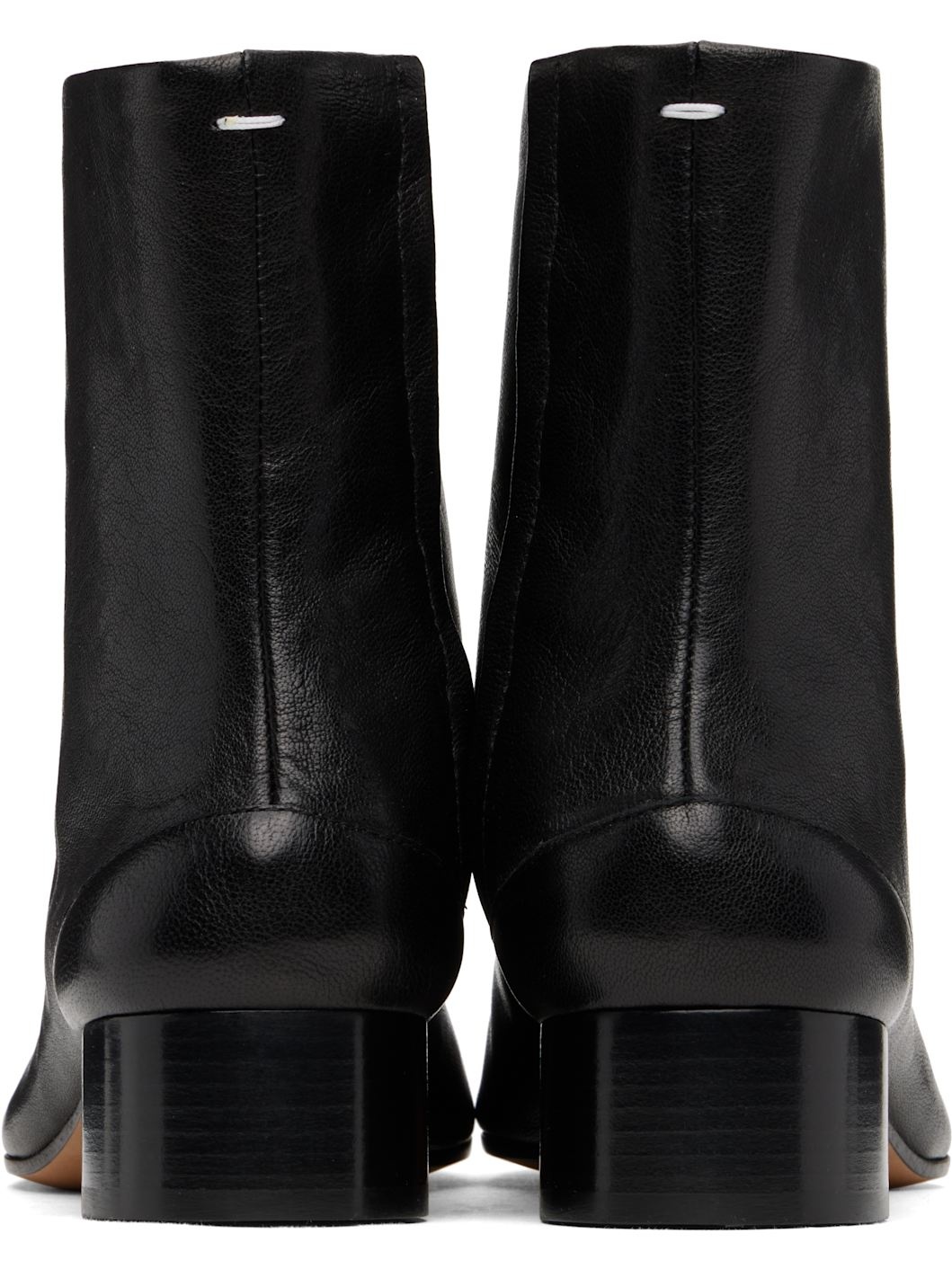 Black Tabi Ankle Boots - 2
