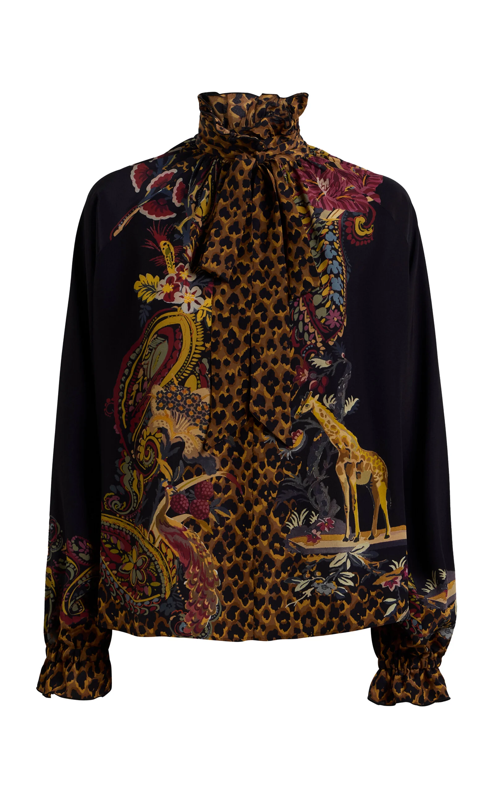 Animal-Printed Blouse animal - 1