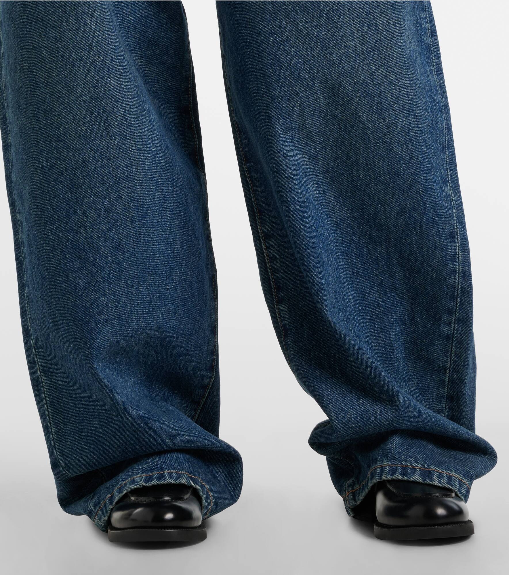 High-rise wide-leg jeans - 5