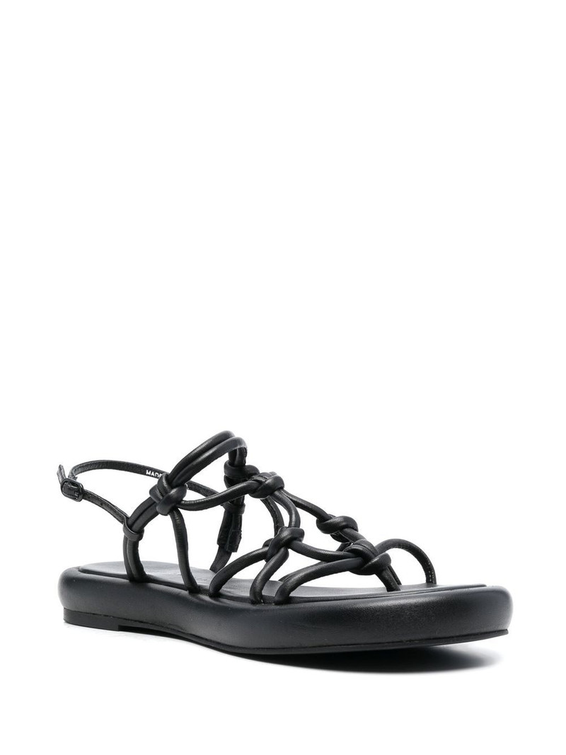 Studio Amelia strappy leather sandals outlook
