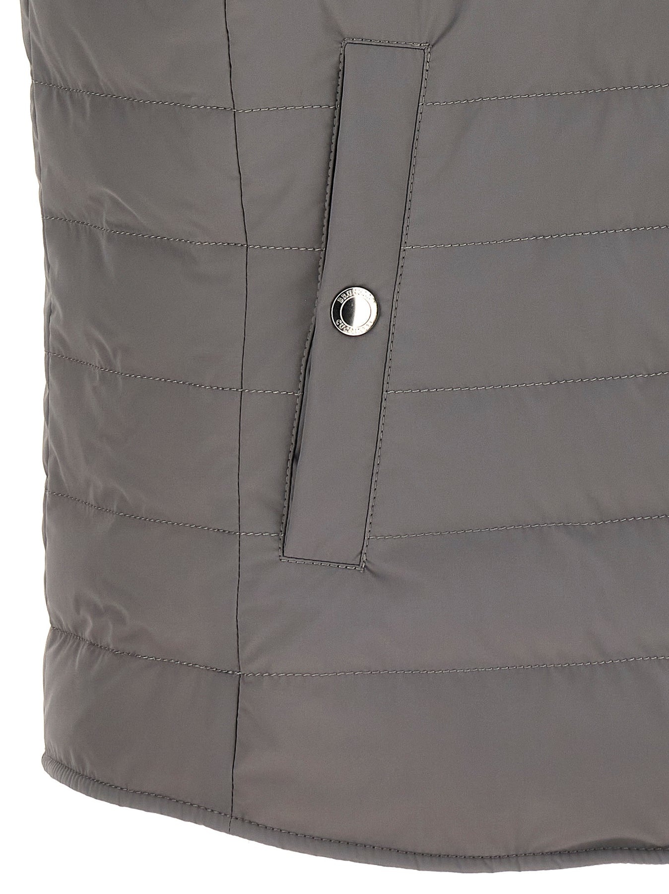 Padded Vest Gilet Gray - 4