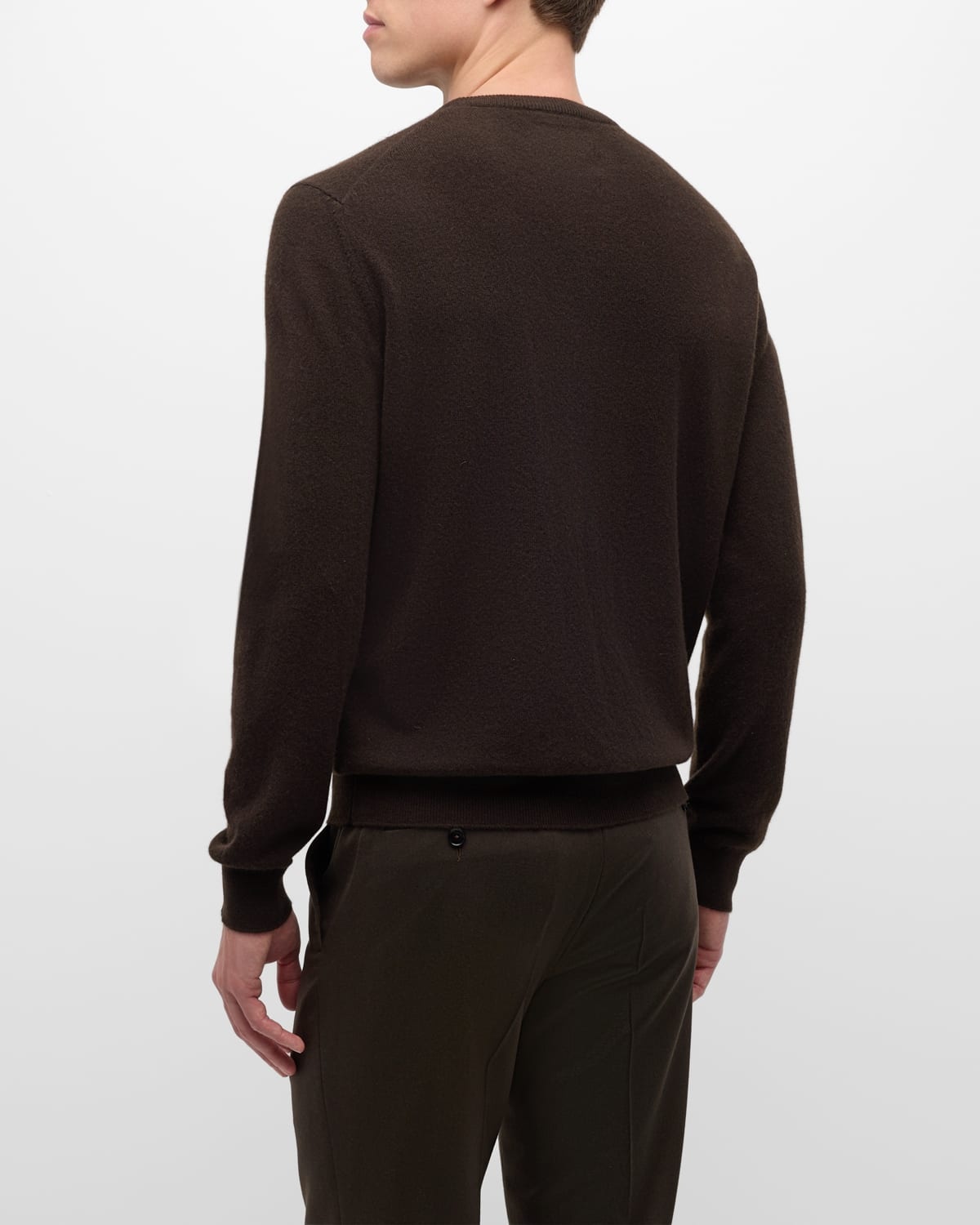 Men's Oasi Cashmere Crewneck Sweater - 4