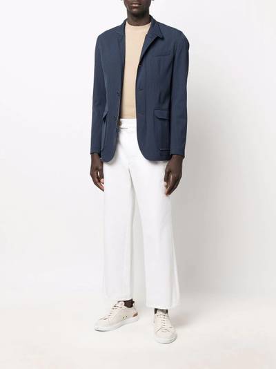 Herno button-up collar jacket outlook